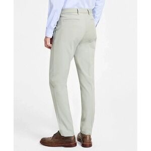 fitted lace wedding dress Michael Kors Mens Solid Tan Flat Front Cotton Casual Chino Khaki Pants main image 0